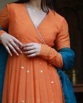 Rukmini Chiffon Anarkali Set
